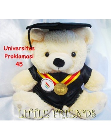 Boneka Wisuda Universitas Proklamasi 45 (30 cm)